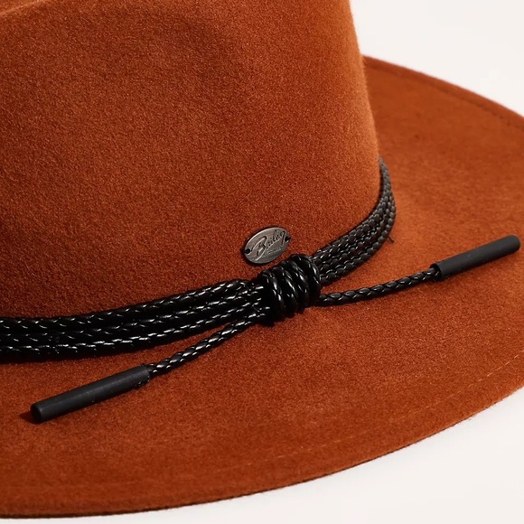 Free People Bailey Piston Wool Felt Hat EUC - Picture 2 of 3